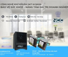 THIẾT BỊ KHỬ KHUẨN KHÔNG KHÍ - BỀ MẶT ReSPR 